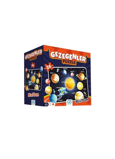 Gezegenler Eğitici Puzzle 24 Parça