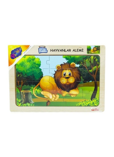 Ahşap Eğitici Puzzle Hayvanlar