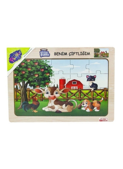 Ahşap Eğitici Puzzle Benim Çiftliği