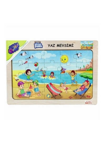 Ahşap Eğitici Puzzle Yaz Mevsimi