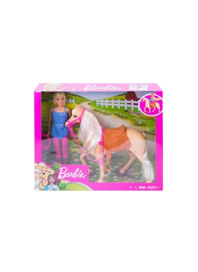 Barbie Bebek ve Güzel Atı Oyun Seti