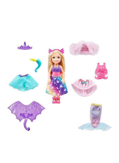 Barbie Dreamtopia Chelsea ve Kostümleri Oyun Seti