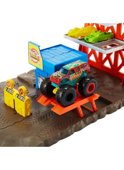 Hot Wheels Monster Trucks Patlama İstasyonu Oyun Seti