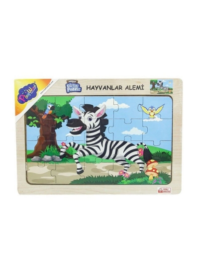 Ahşap Eğitici Puzzle Hayvanlar