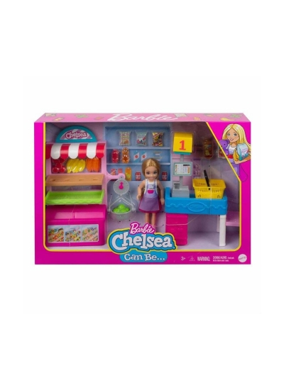 Barbie Chelsea Meslekleri Öğreniyor Market Çalışanı